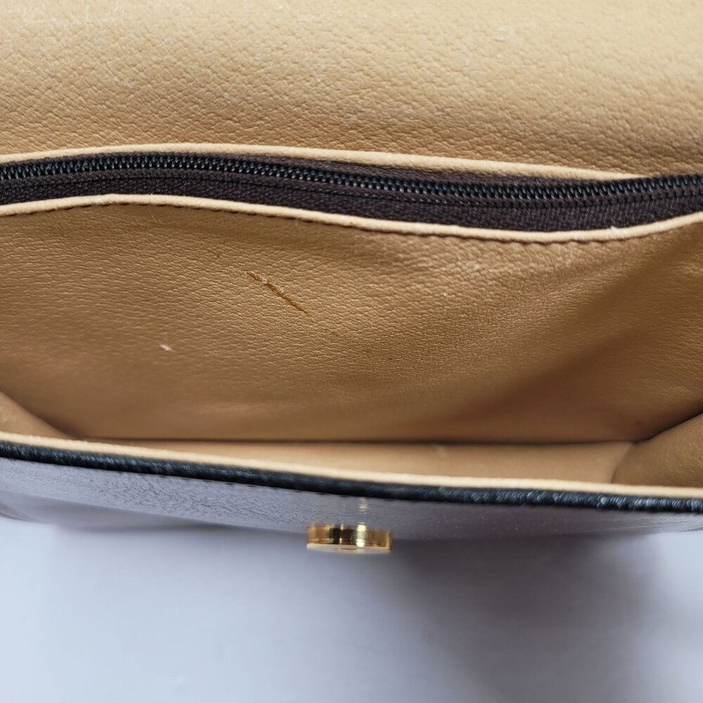 Moscardini Women's Brown Leather Crossbody Bag Made In Italy - Picture 8 of 12